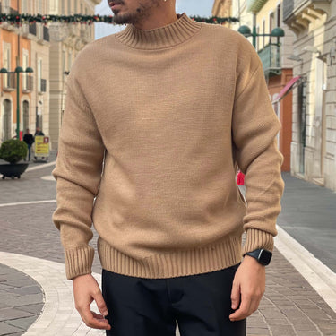 Maglioncino lupetto beige - FLAG STORE
